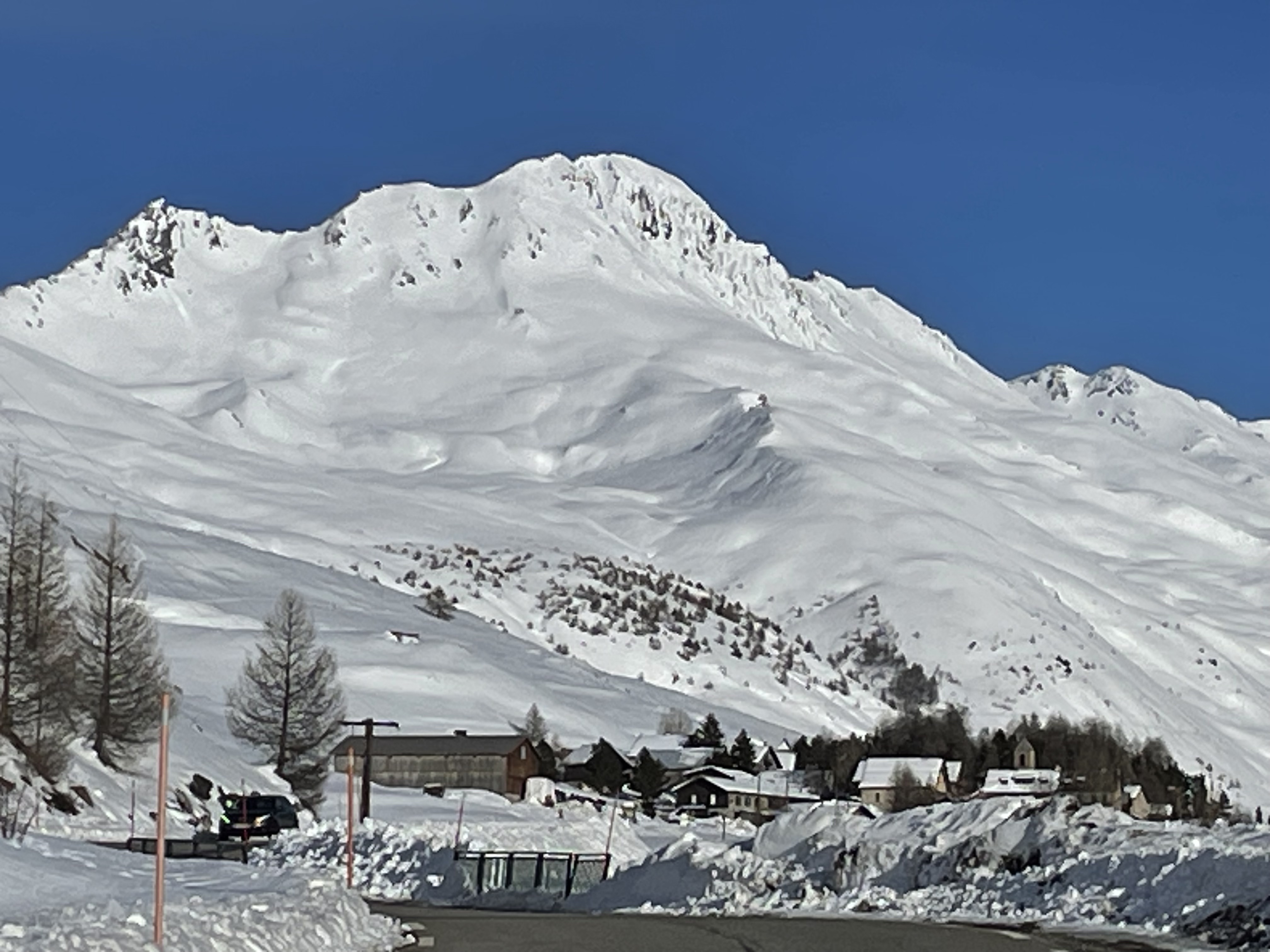 Fontgillarde est ses alentours est donc habillé de blanc !